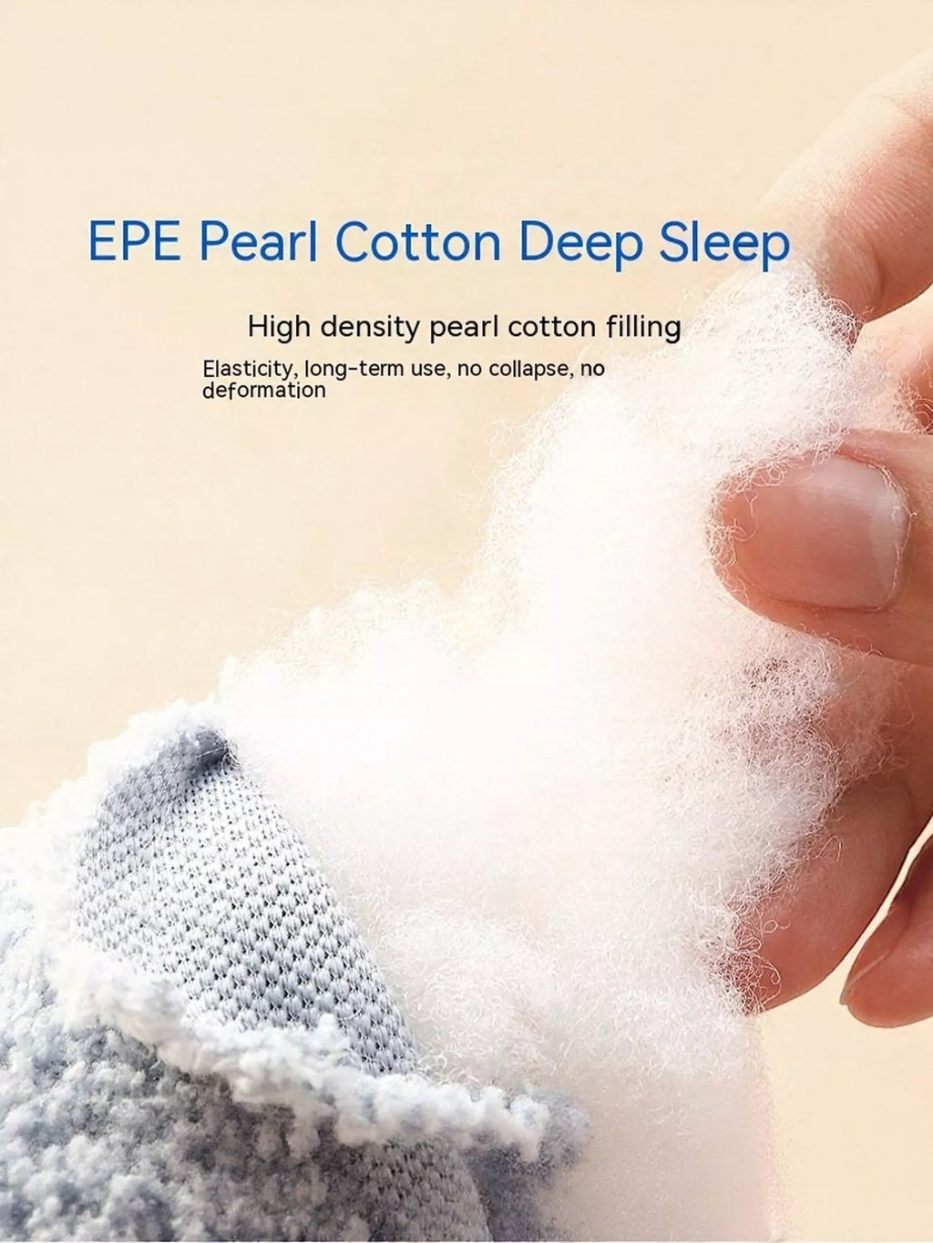 Little Pets Club U shaped pet nest with plush fabric and high-density pearl cotton filling for deep rest and comfort.